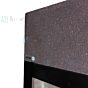 Meglio Vario Zwart dragend frame Wastafel 80x32.5x12 Geborsteld 111 Beton