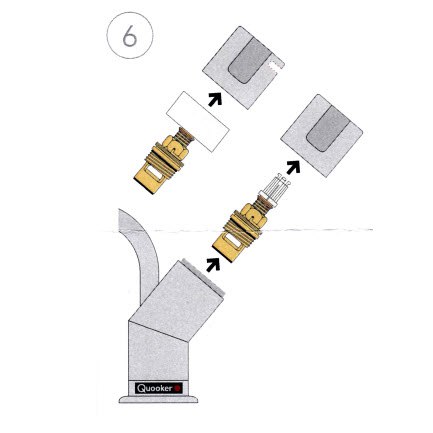 Binnenwerk Quooker tapkraan vervangen