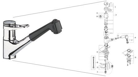 vee Volwassen monteren Grohe Onderdelen